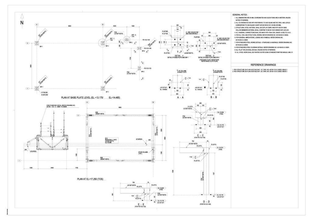 Structural Steel Platform Detailing - Versasia Infosoft